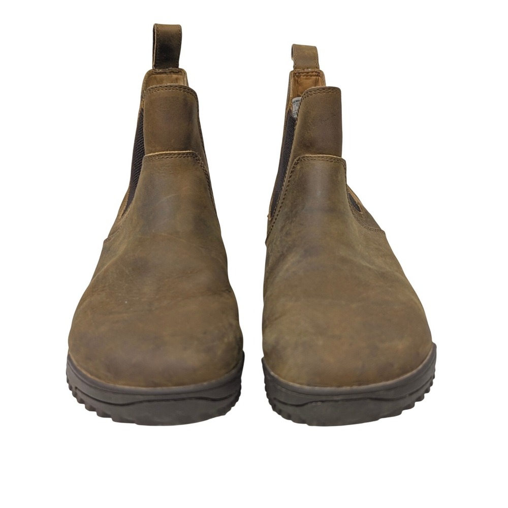 Xero Shoes Ridgeway Chelsea Boots Womens 9.5 Brown Leather Barefoot Minimalist
